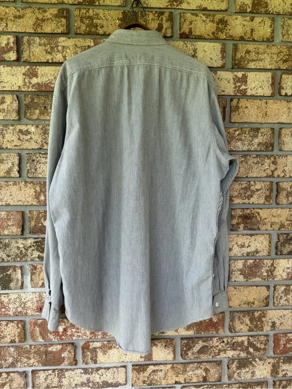 Men’s Vintage Polo Ralph Lauren Hickory Stripe Shirt Size XL Excellent Condition